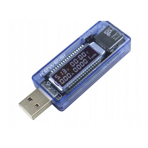 Miernik Tester USB Woltomierz Amperomierz 4-20V 3A Keweisi kws-v20