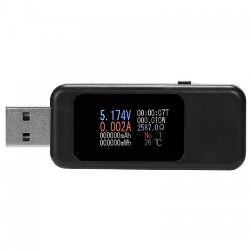 Miernik Tester USB Woltomierz Amperomierz 4-30V 5A Keweisi kws-MX18 COLOR