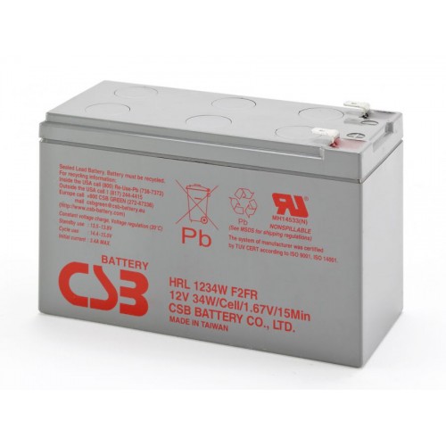 Akumulator AGM CSB HRL1234 WF2 12V 9AH